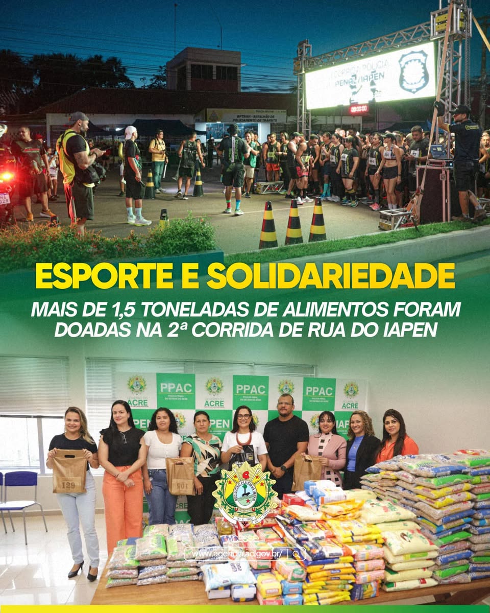GovernoAcre's tweet photo. A vice-governadora Mailza Assis destacou a corrida de rua como meio de inclusão, durante sua participação da largada da 2ª Corrida de Rua do Iapen/Polícia Penal, em Rio Branco.🏃🏻🏁
Mais de 500 atletas das forças de segurança e da comunidade participaram do evento com percurso pelas principais ruas do Segundo Distrito.