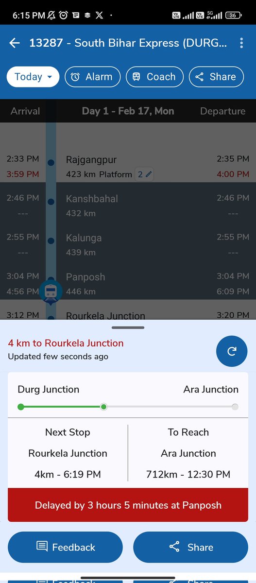 arjun750sahh's tweet photo. @AshwiniVaishnaw Kya iss train ki passengers ki koi time ka value nhi sir ji https://t.co/lSEhWr8I9X