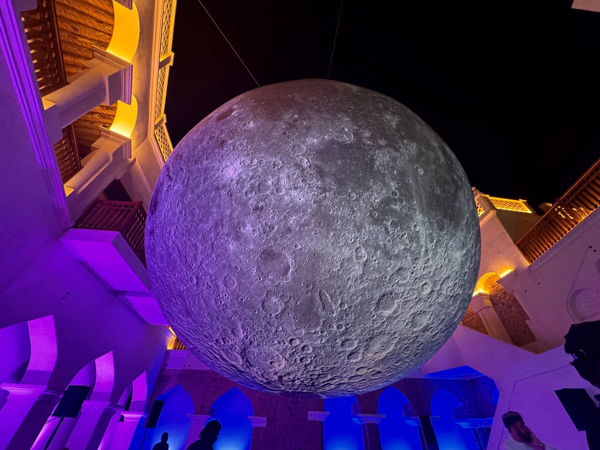 BCouncil_Wales's tweet photo. 🌑💫From Cardiff to Muscat: Welsh composer @JohnMeirionRea's 'Celestial Bodies' merged Welsh &amp; Arabian music at Oman's Raneen Festival, curated by @ffotodavid . 
Read more about John's collaboration with Omani oud player Amal Waqar and their journey:
https://t.co/a1KMTSbQTv https://t.co/S1TXiBlBfq