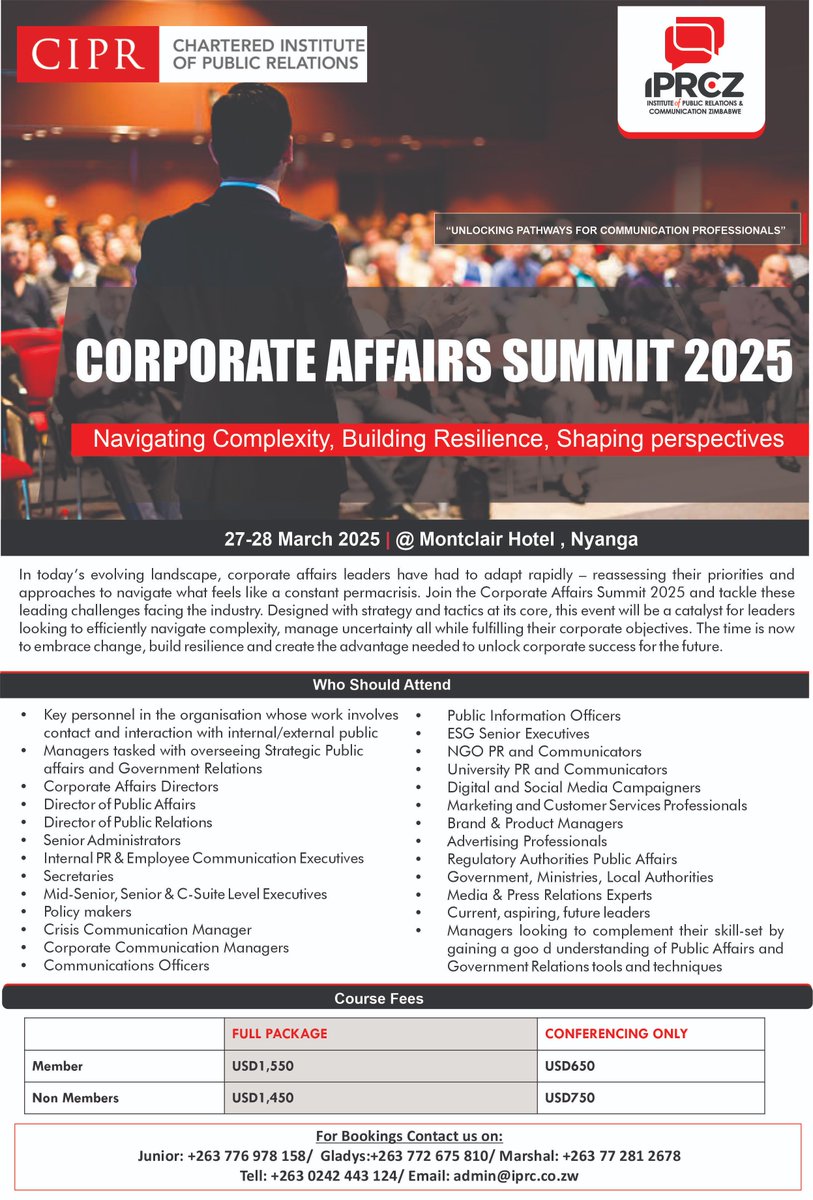 Institute Of Public Relations & Communication Zim tweet media