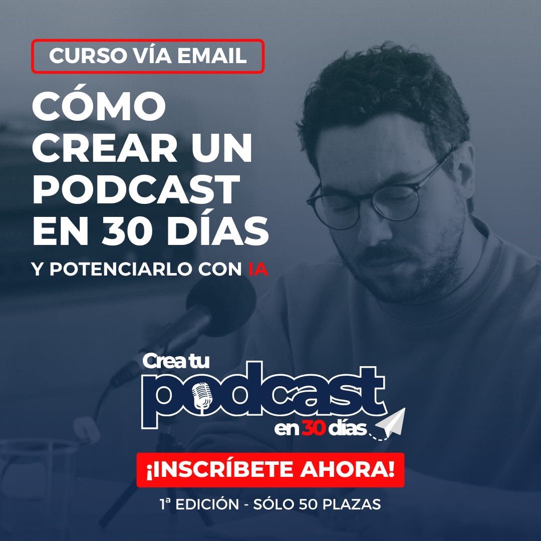 🚀 ¿Listo para lanzar tu podcast?

No es tan fácil como parece, pero puedes evitar todos los errores que yo he cometido estos 2 años con el curso “Crea tu Podcast en 30 Días”. 

Te enseñaré a 👀🎙️👇🏻
