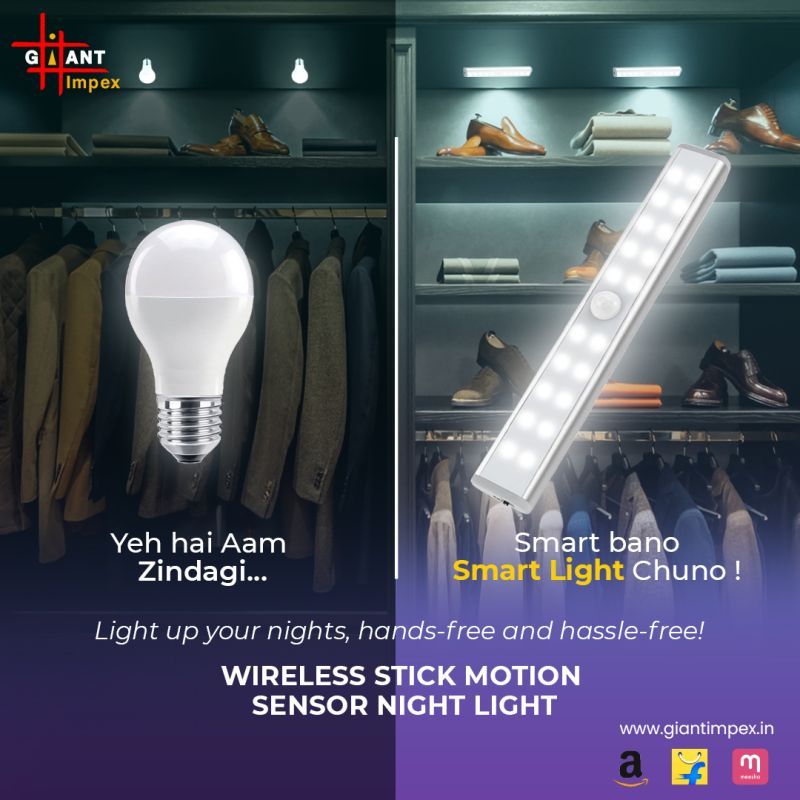 ImpexGiant's tweet photo. Ask For GIANT IMPEX - Portable Wireless #StickLight
Portable Wireless Stick Light 10 LED Cabinet Lights Motion Sensor Activated Night Light .
https://t.co/6fBIzQcbtu
#Flipkart
https://t.co/wng0zBN6FN
#Meesho
https://t.co/kTQ3ovCpDO https://t.co/pT5TNTqwWf