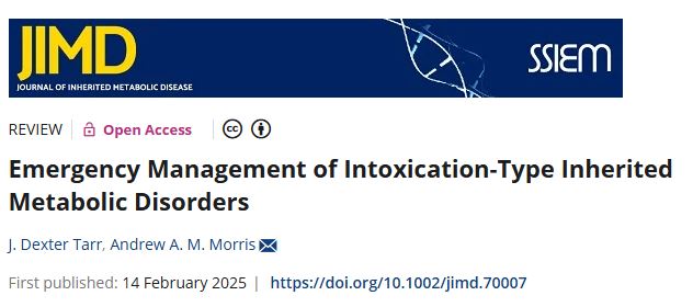 JIMD_Editors's tweet photo. Metabolic emergencies strike fear into the hearts of clinicians, patients and their families. Prompt, effective management may be the difference between life, long-term morbidity, or even death.

Think metabolic, save a life!

Read on: https://t.co/O8c7hOu21l https://t.co/7yqi1RGNtx