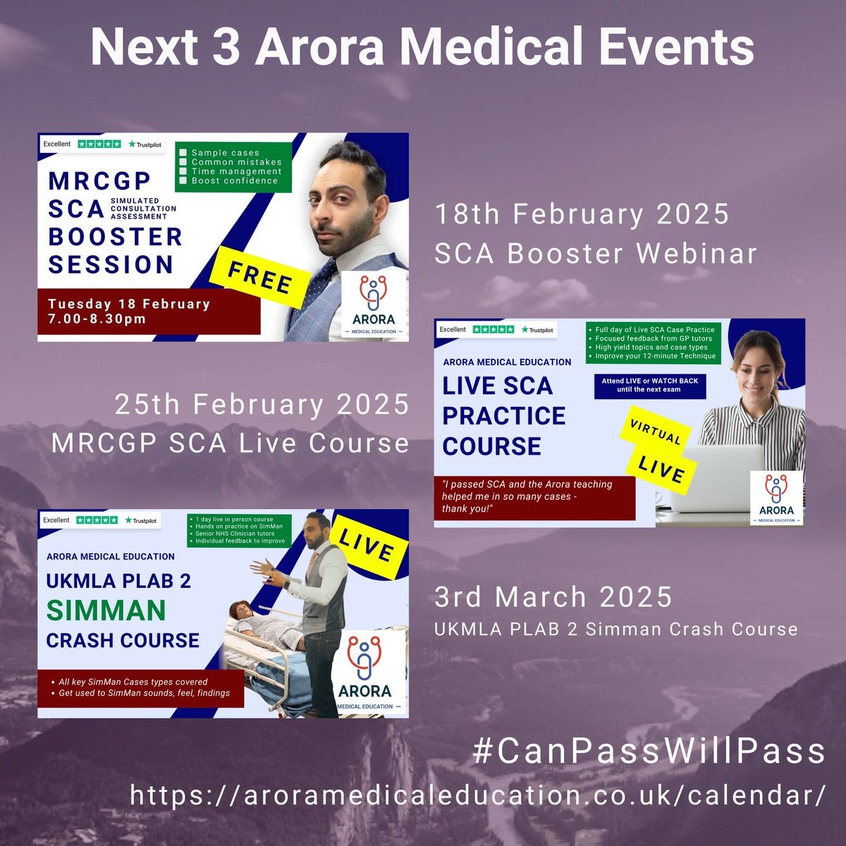 👉 Register for Upcoming Events &amp; Free Webinars: aroramedicaleducation.co.uk/calendar/

#CanPassWillPass #iWentWithArora