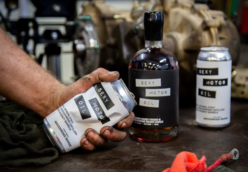 Last week, @BreckDistillery brought Sexy [Motor Oil] back starting for its limited fifth release!  Their Bourbon Whiskey barrels were sent to our friends at <a href="/BreckBrew/">Breckenridge Brewery</a> to age their Imperial Oatmeal Stout, then returned to us to age Bourbon again. 

ow.ly/E7ZB50V10Ox $TLRY