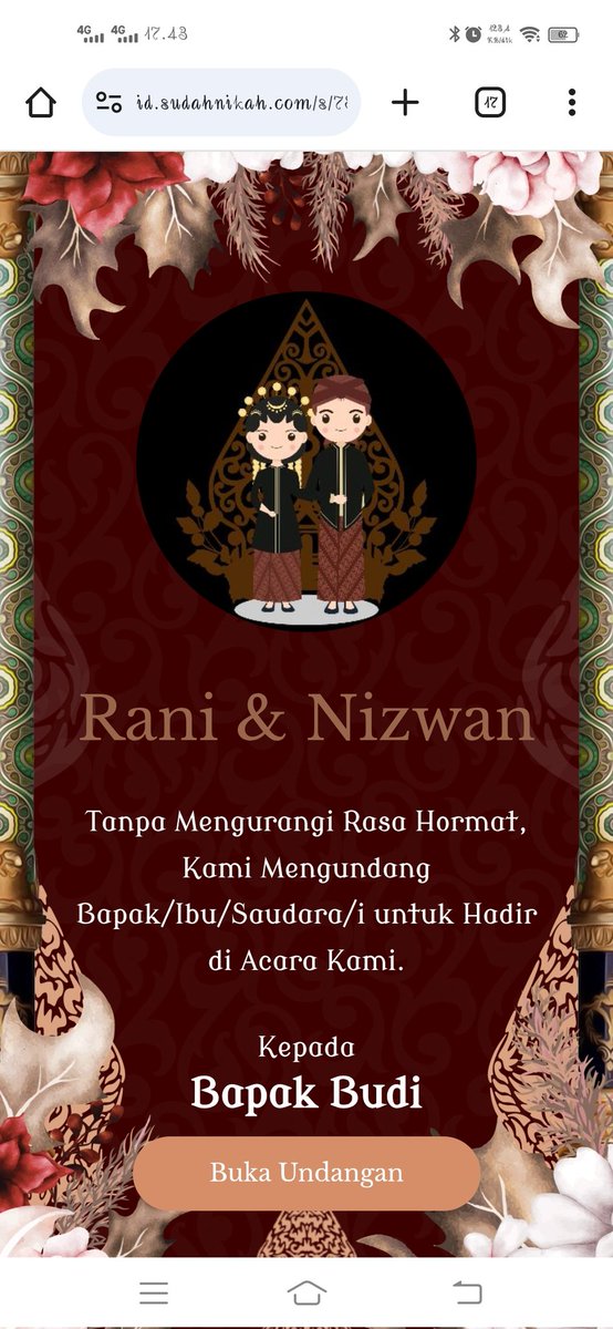 ArifkaStore's tweet photo. jasa pembuatan undangan web digital terpercaya 
proses cepat 1 hari jadi, pilihan tema banyak
bebas pilih lagu, bebas revisi dll
berminat bisa wa 085173203730
#travelwithlove #undangannikahmurah #jasapembuatanundnaganweb #jasaundanganweb https://t.co/k2D4Cyxftj