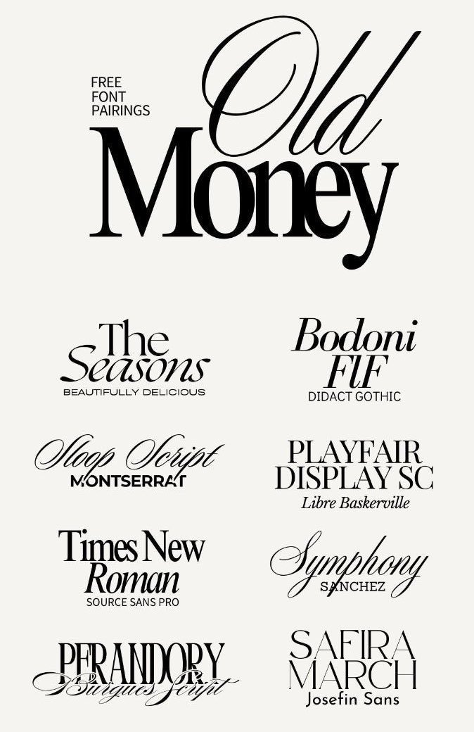 pietrobaudin's tweet photo. free font combinations for your next project: https://t.co/gDKEm9KOye