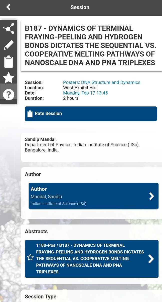 Excited to be at #BPS2025. If you are attending #Biophysical Society meeting 2025, #LA, #USA.
Please visit my poster today at 1.45-3.45 (B187).

***Looking for a #postdoctoral position.

Paper link: lnkd.in/garthw6m 

#BPS2025 #USA #MD #Simulation #bps2025 #bps #DNA #PNA