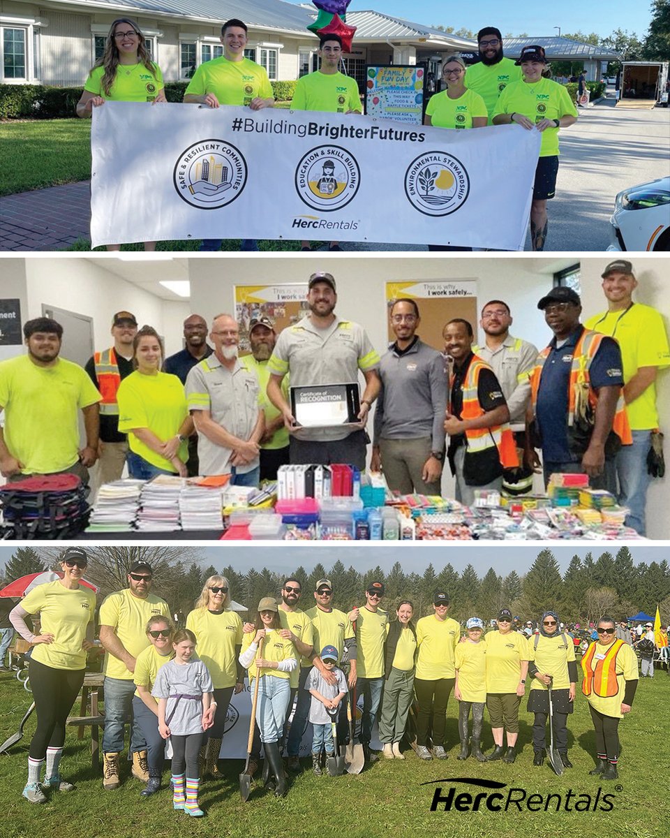 HercRentalsInc's tweet image. It&apos;s #RandomActsOfKindnessDay, but our efforts to build brighter futures are anything but. #TeamHerc recently supported communities by

-Planting hundreds of trees in Canada
-Collecting school supplies in Texas 
-Ensuring over 350 people in Florida are fitted for a bike helmet