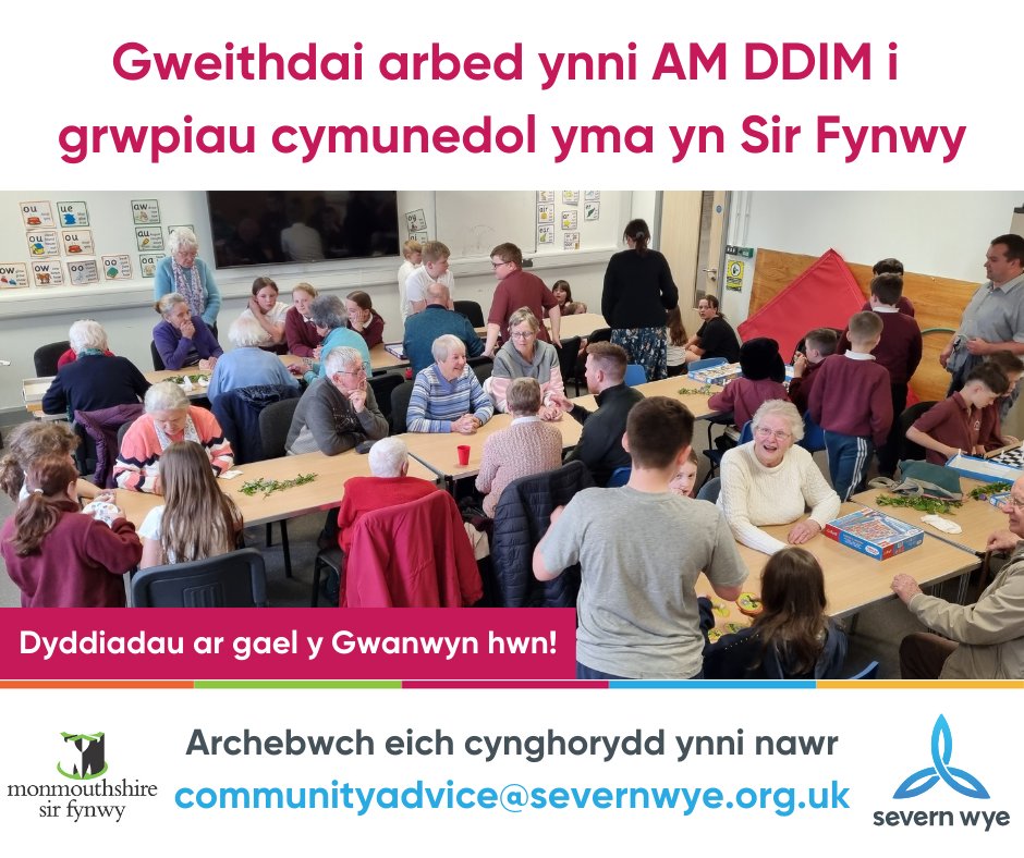📢 Cyfle gwych i grwpiau cymunedol yn Sir Fynwy
💚 Rydym yn cynnig gweithdai arbed ynni AM DDIM

Gall ein tîm o gynghorwyr ynni cymunedol helpu i roi'r wybodaeth ddiweddaraf i'ch cymuned am arbed arian ar eu biliau ynni cartref. 💸

👉 severnwye.org.uk/communityadvice