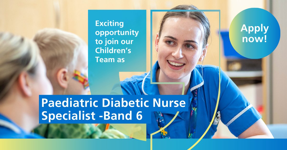 Careers at Gloucestershire Hospitals (@gloshos_careers) on Twitter photo 🚀 Part time opportunity! We're looking for an enthusiastic and motivated individual to join our team as a Paediatric Diabetic Nurse Specialist (NHS Band 6) <a href="/gloshospitals/">Gloucestershire Hospitals NHS Foundation Trust</a>
Apply now ➡️ ow.ly/6VIF50V1gZz
#NurturingAmbition 🚀 Part time opportunity! We're looking for an enthusiastic and motivated individual to join our team as a Paediatric Diabetic Nurse Specialist (NHS Band 6) <a href="/gloshospitals/">Gloucestershire Hospitals NHS Foundation Trust</a>
Apply now ➡️ ow.ly/6VIF50V1gZz
#NurturingAmbition