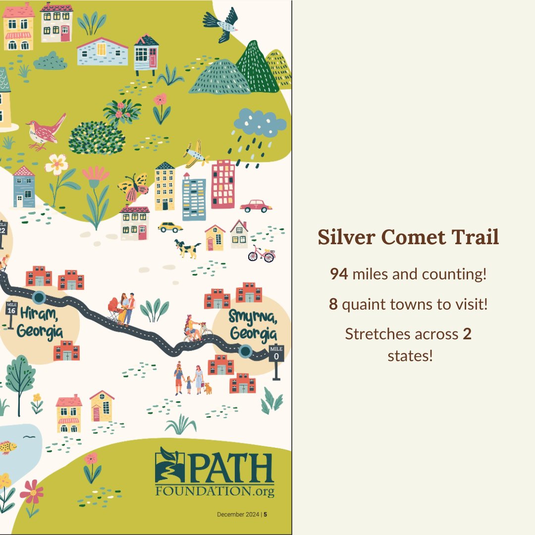 What's your favorite part of the Silver Comet Trail? ⤵️

#pathfoundation #silvercomettrail #silvercometconnector #trailsforall