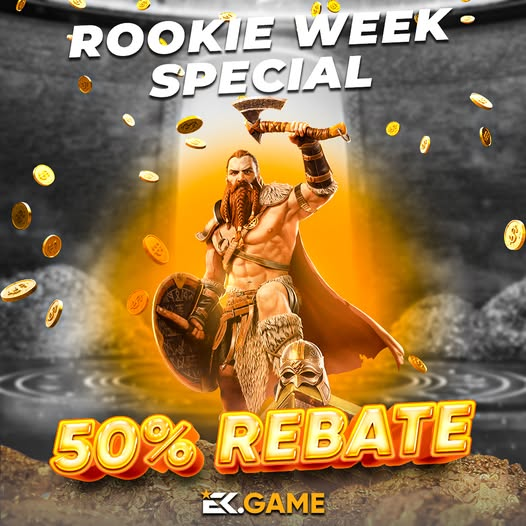 ekgameofficial's tweet photo. 🚨 Rookie Week Special! 🚨
Get a 50% rebate bonus and start winning big on EkGame! 🎉
👉 Invite your friends and boost your rewards! 💥
Hurry up, guys – don't miss out! 🏆
#RookieWeek #50PercentBonus #EkGame #InviteAndWin #PlayAndWin https://t.co/5cuEslcmFr