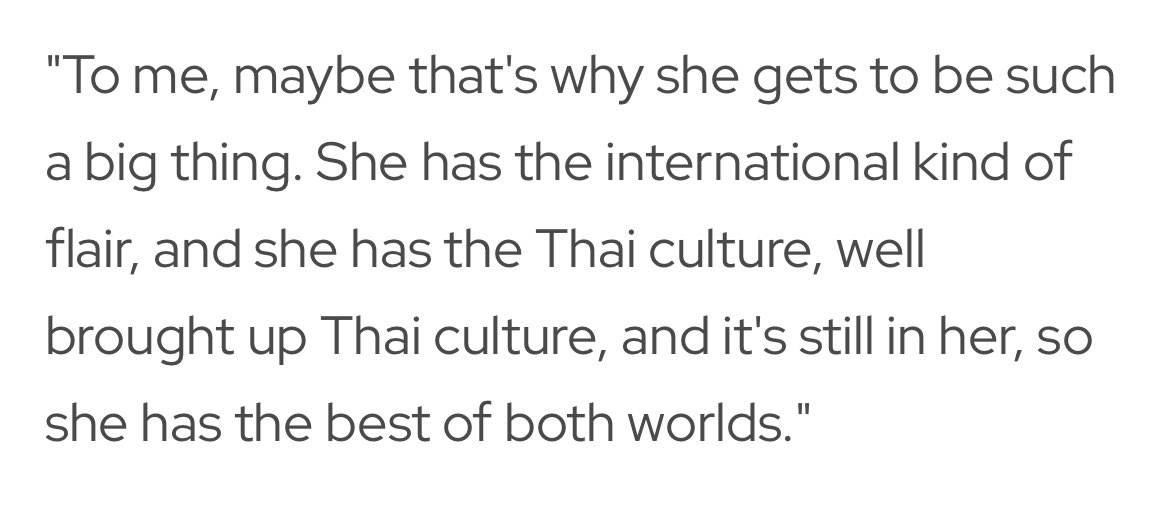 Veteran Thai artist Lek Patravadi, whose career encompasses acting, playwriting, television direction/production, and teaching dramatic arts, plays Sritala, a White Lotus owner and wellness program director. She also noted Lisa's humility, a quality she felt contributed to the