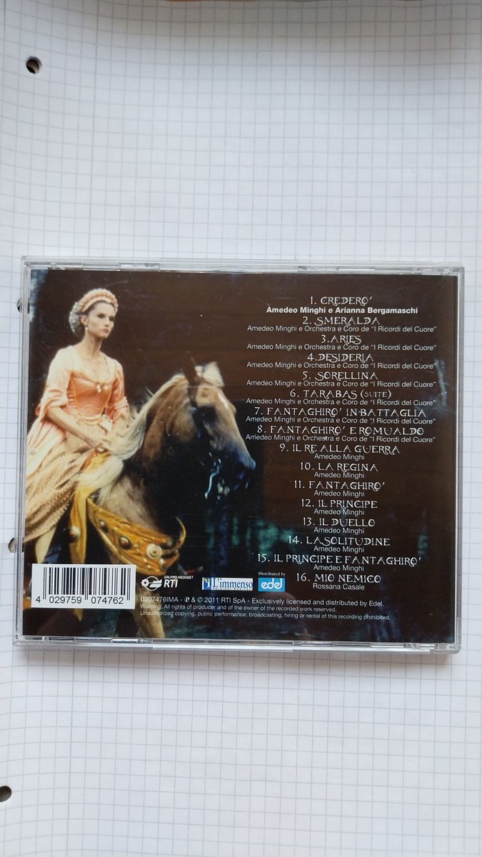 Der Prinzessin #Fantaghiro Soundtrack ist auch in der Neuauflage sehr selten.