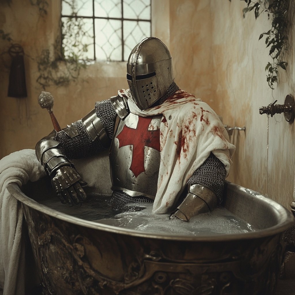 Templarpilled's tweet image. In Medieval Europe, you had peasants who did their best to stay clean despite poverty.

Now you have Reddit mods who do their worst despite abundance. 

We're in the real Dark Ages