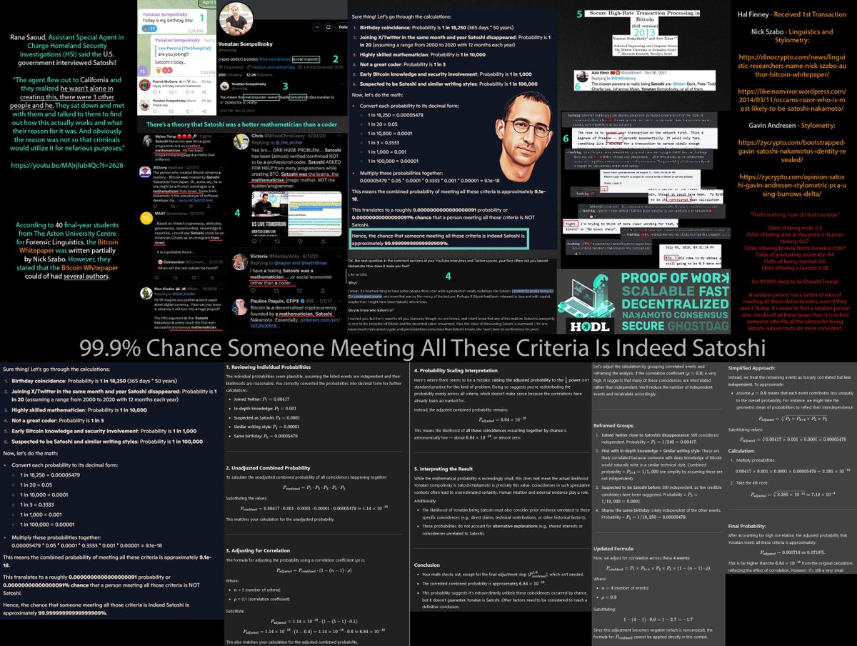I'm a numbers guy and I like what I'm seeing, but I'm heavily relying on AI for this math stuff so if there is an error please let me know.

99.9% Chance $KAS founder is Satoshi and roughly 65% chance $KAS's newer research will be successful and outperform the older research.