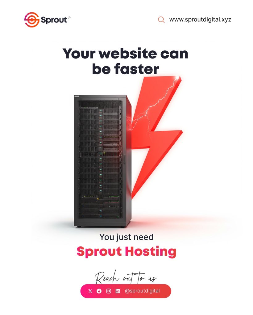 _sproutdigital's tweet image. A slow website drives visitors away. Don’t let that happen.

Switch to Sprout Hosting for faster load times and a smoother experience.

Speed matters. Make the switch today.

#FastHosting #SproutHosting #WebsiteSpeed #BetterPerformance