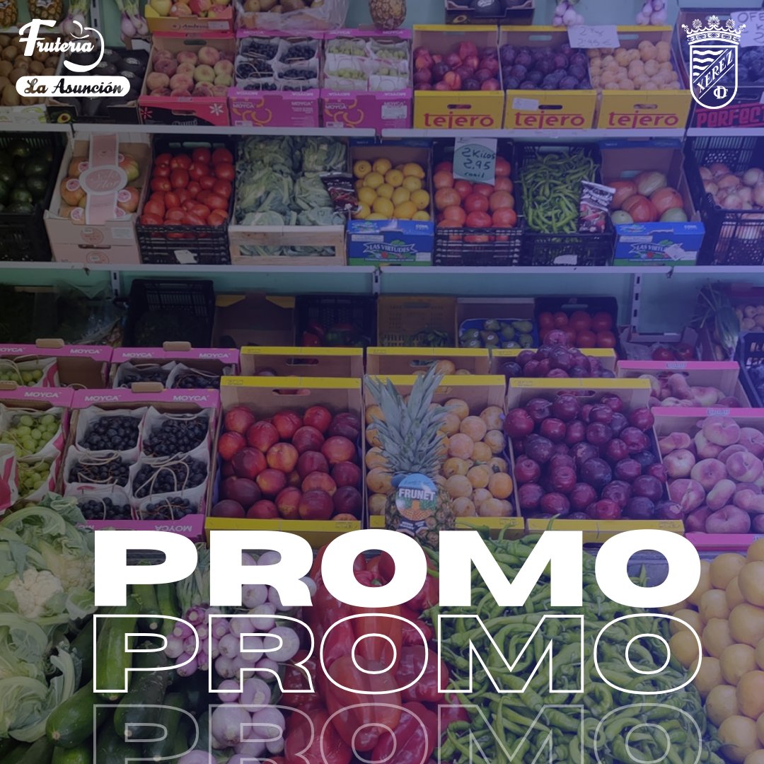 📢 𝗣𝗥𝗢𝗠𝗢 | Frutería La Asunción x #Xerez 

🍏🍉 ¡Disfruta de lo mejor de la natuzaleza. Frutas frescas, locales y llenas de sabor!

®️ Joselito&amp;Miry

🌐 instagram.com/fruteria_asunc…
📍 C.C. La Asunción L-22