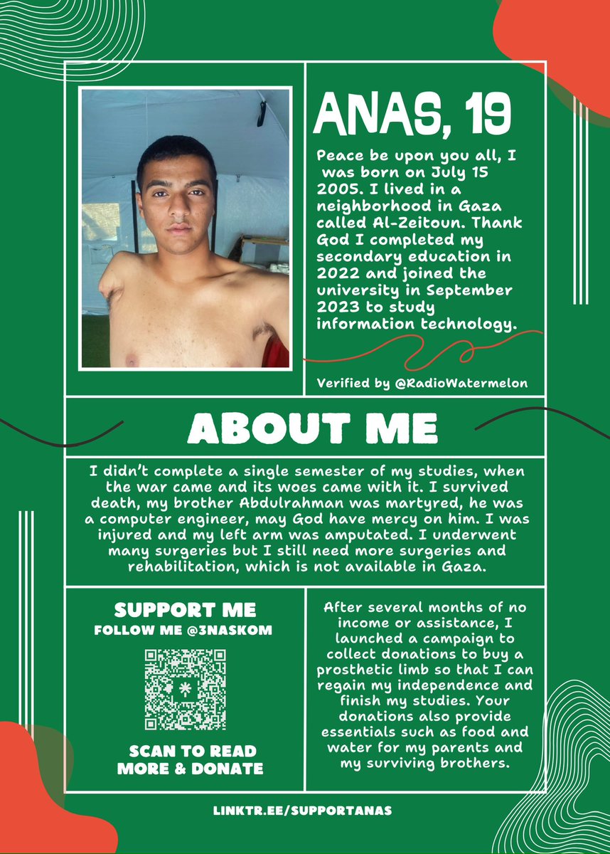 Learn more about me and my life before everything changed 🦾

Please support me in any way you can. If you can’t donate, you can still help me! Comments, likes, quotes and shares help more people see my posts, so I can find potential donors ❤️💚🤍🖤

💚 - gogetfunding.com/help-a-disable…