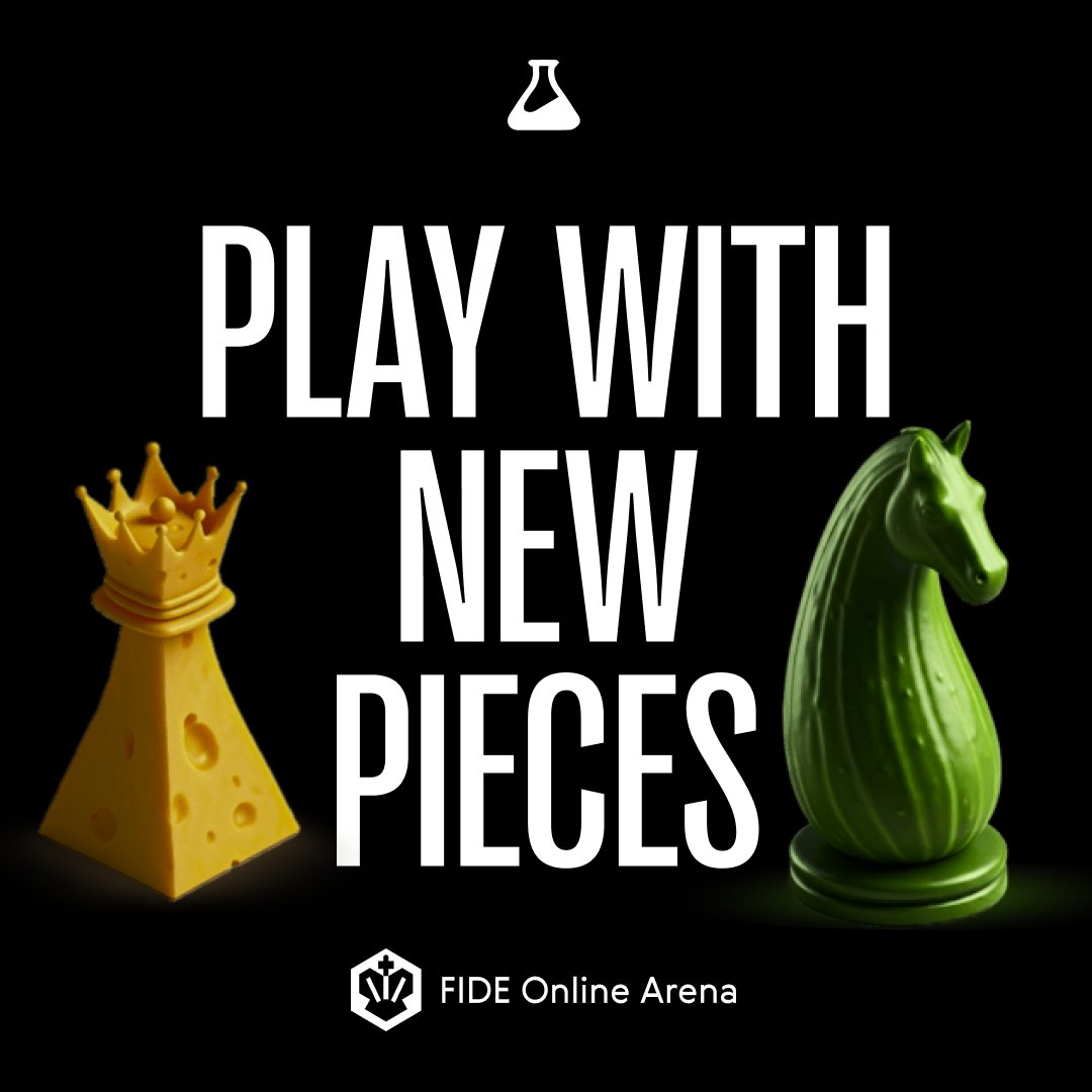 Checkmate, but make it snackable. Introducing the food theme from #GenChess: where your pawns are pickles, your queens are cheese, and your strategy might just involve dessert. Play today on ChessArena.com