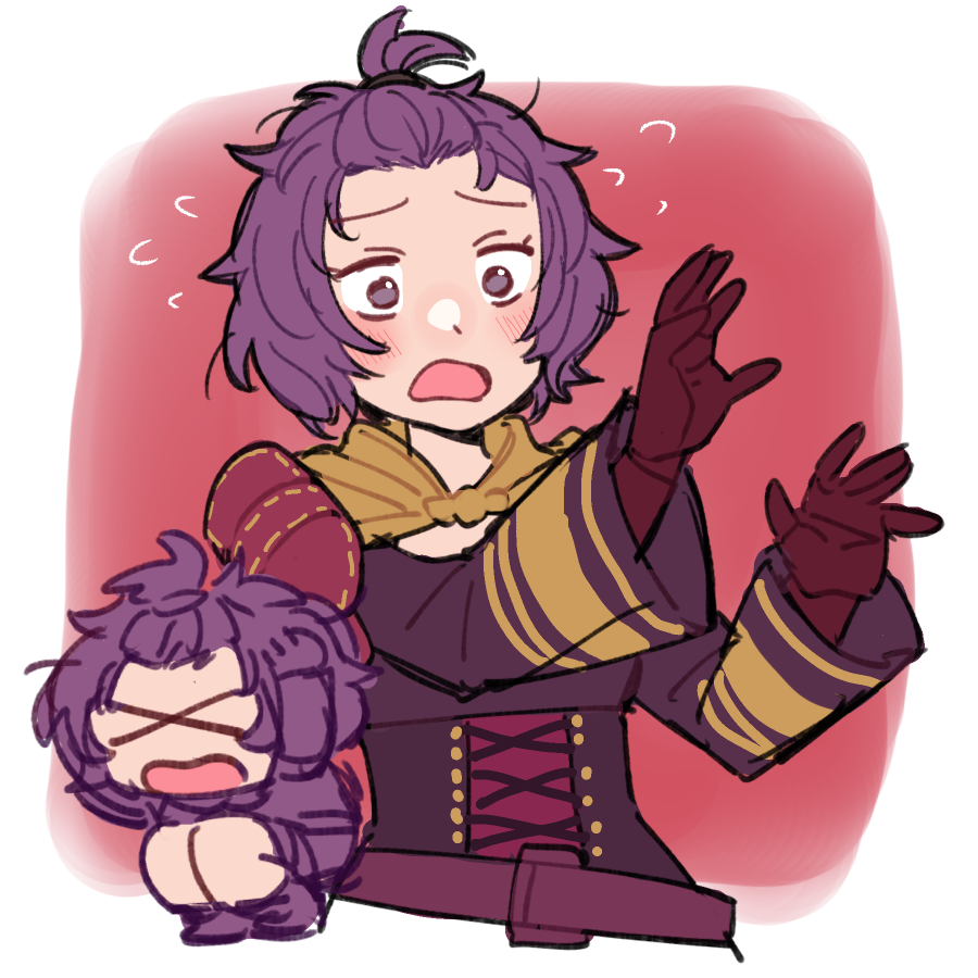 ベルナデッタ=フォン=ヴァーリ 「」|Mカエルのイラスト