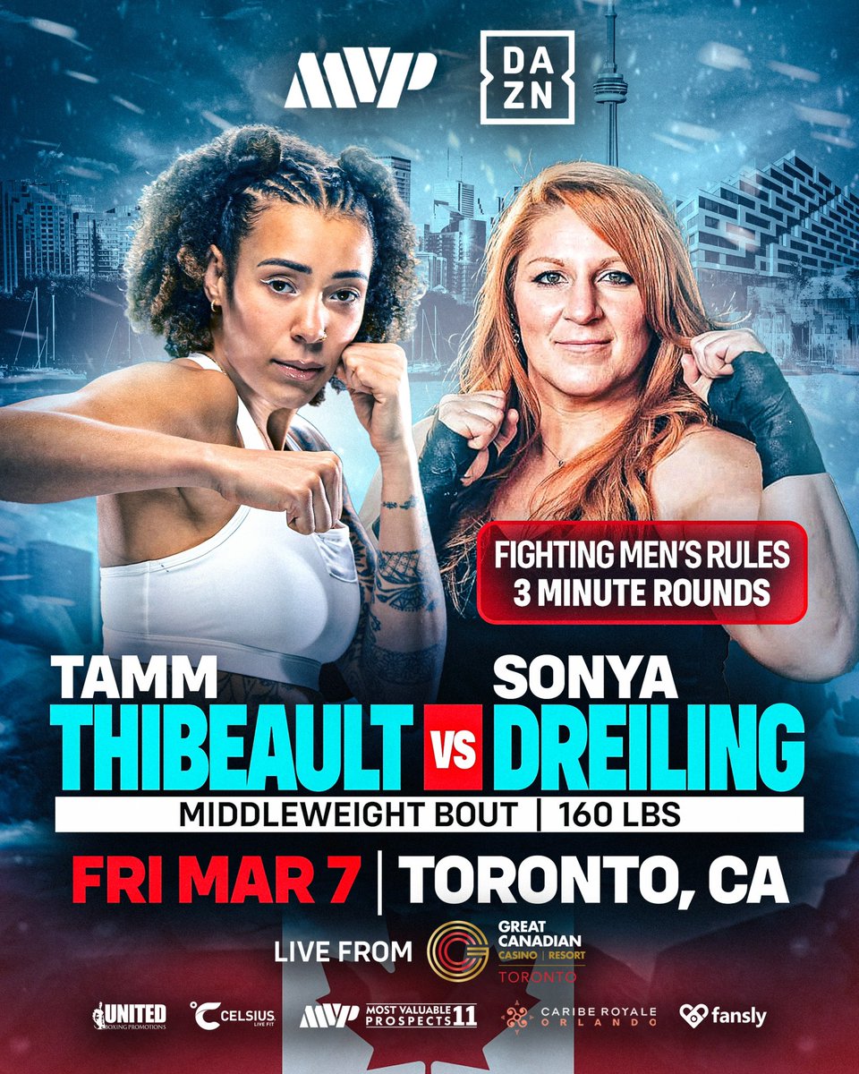 ➡️ Next stop ! Toronto for Tamm’s second pro fight!