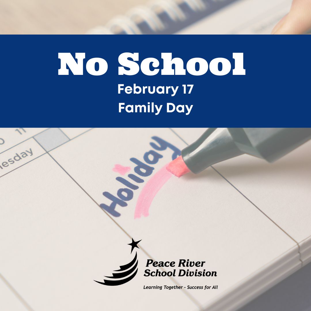 PRSD10's tweet photo. Happy Family Day! There is NO SCHOOL for staff or students today. We look forward to seeing everyone on Tuesday and celebrating Families Matter Week! https://t.co/qQLqLnRQRU