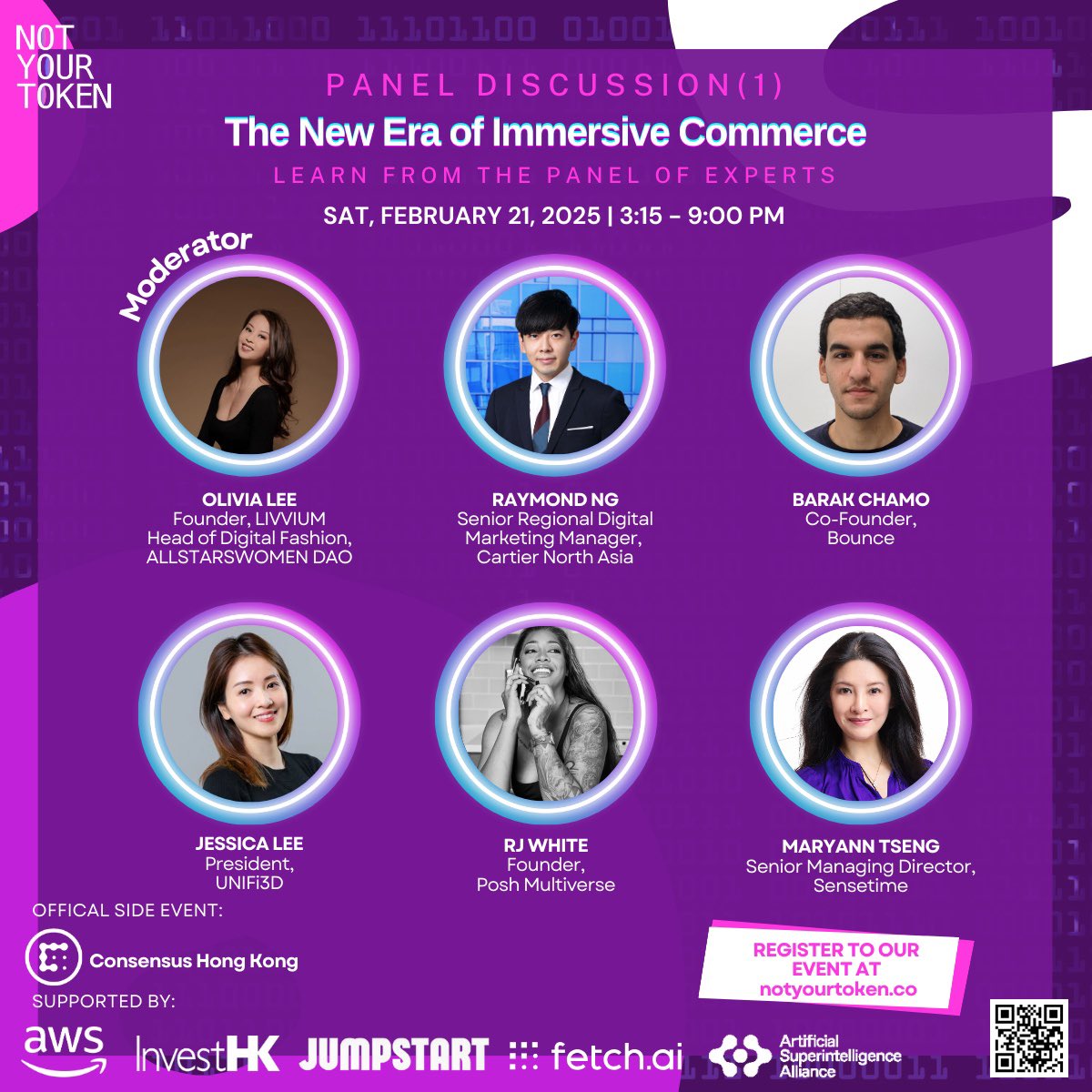 The future of shopping is immersive. 🛍️✨
I’ll be moderating a panel on this topic this Friday in HK during #Consensus2025 with pioneers from <a href="/letsbouncegg/">Bounce</a> , Unifi3d, Posh Multiverse &amp; <a href="/SenseTime_AI/">SenseTime</a> 
#ImmersiveCommerce #DigitalFashion #AI #Web