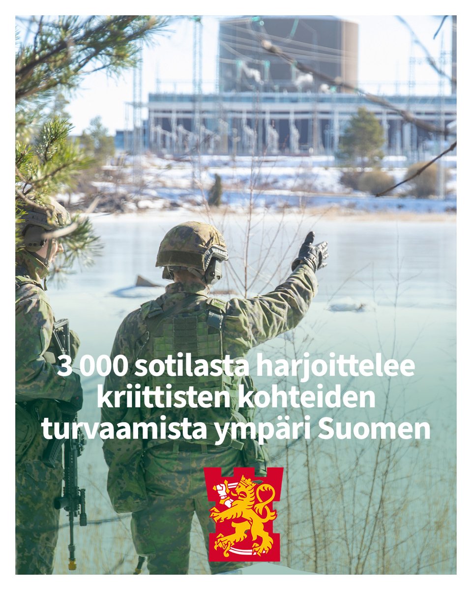 Puolustusvoimat (@puolustusvoimat) on Twitter photo 🛡️ Kevään #paikallispuolustus​harjoitukset alkavat!
📅 Aika: 18.2.–7.3.2025
👥 Osallistujat: Lähes 3 000 varusmiestä, reserviläistä ja henkilökunnan jäsentä
đźš› Ajoneuvot: Yli 400 ajoneuvoa
Lue, miten alueellasi harjoitellaan: maavoimat.fi/-/lahes-3000-s… #puolustusvoimat #maavoimat 🛡️ Kevään #paikallispuolustus​harjoitukset alkavat!
📅 Aika: 18.2.–7.3.2025
👥 Osallistujat: Lähes 3 000 varusmiestä, reserviläistä ja henkilökunnan jäsentä
đźš› Ajoneuvot: Yli 400 ajoneuvoa
Lue, miten alueellasi harjoitellaan: maavoimat.fi/-/lahes-3000-s… #puolustusvoimat #maavoimat