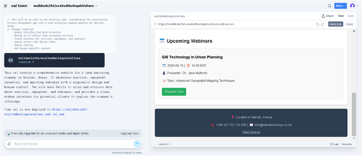 Townie AI revolutionizes development by offering instant deployment of AI-powered applications with zero infrastructure setup, allowing developers to go live immediately. #ALX_AiSK #TownieAi