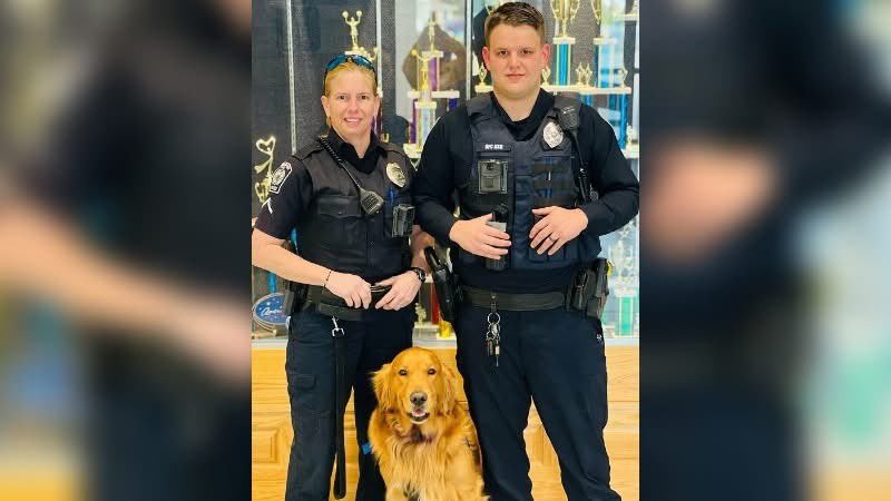 There aren't enough words to convey how much these 2 mean to our community. Nat’l PRO Day was 2/15. We want to acknowledge their dedication &amp; commitment to keeping our schools &amp; our kids safe. Show them love in the comments! Thank you Officer Jamie and Officer Ash! We 💙🖤 you!