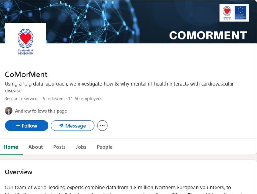 CoMorMent's tweet image. We have a LinkedIn page where we are posting lay summaries of some of our research. Check it out at: linkedin.com/company/105525…