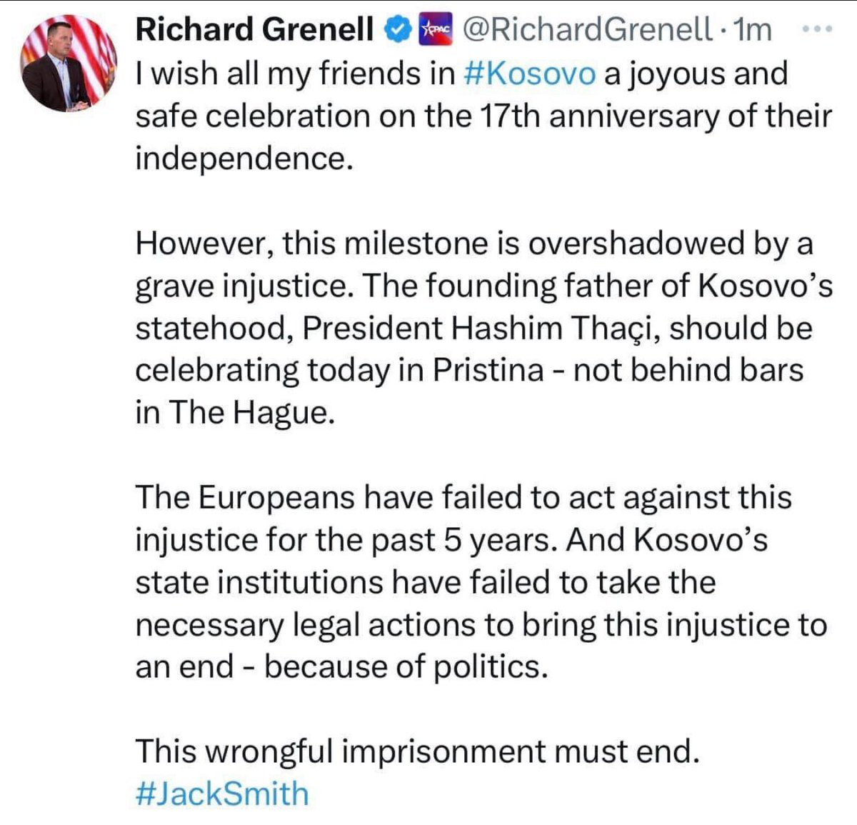 Absolutely! And the more it continues, the bigger the stain on the international justice body!