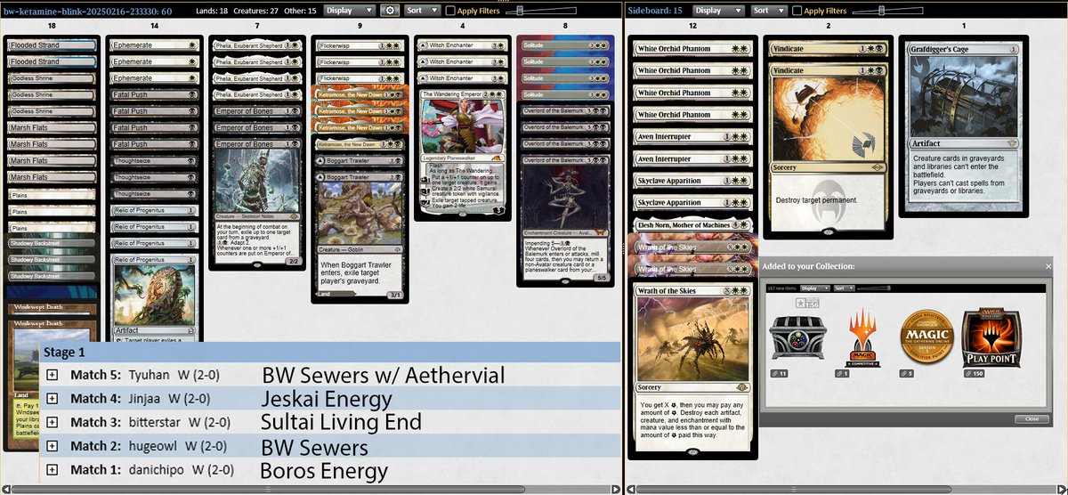 5-0 with BW Sewers feat. Ketamine (Ketramose)

As a former energy main, this deck just feels WAY more powerful. Energy 🚫Ketamine ✅

Highly recommend if you want to win games and don't wanna play breach.

Decklist in ALT Text

<a href="/fireshoes/">Robert Taylor 🔥 🔜 RC Cincinnati</a>