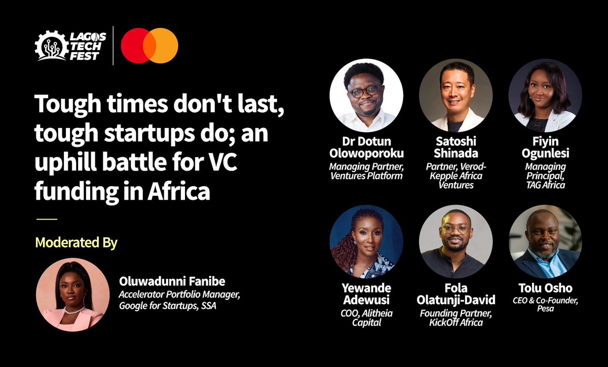 Ventures Platform Fund (@vp_fund) on Twitter photo This Thursday, our Managing Partner, <a href="/DrDotun/">Dọ̀tun Olowoporoku</a>, takes the stage at <a href="/afritechseries/">Africa Tech Series</a>’ Lagos Tech Fest, where Nigeria’s tech ecosystem gathers to tackle its biggest challenges and opportunities.
He will join a powerhouse panel of VC leaders and entrepreneurs for a high-stakes This Thursday, our Managing Partner, <a href="/DrDotun/">Dọ̀tun Olowoporoku</a>, takes the stage at <a href="/afritechseries/">Africa Tech Series</a>’ Lagos Tech Fest, where Nigeria’s tech ecosystem gathers to tackle its biggest challenges and opportunities.
He will join a powerhouse panel of VC leaders and entrepreneurs for a high-stakes