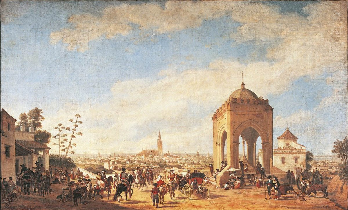 "Sevilla desde la Cruz del Campo" (1864), de Joaquín Domínguez Bécquer.