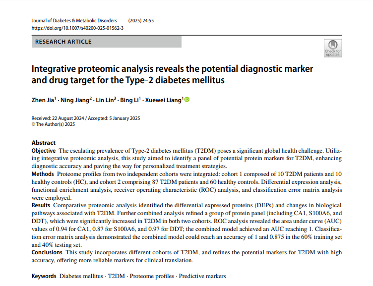 Journal of Diabetes & Metabolic Disorders tweet media