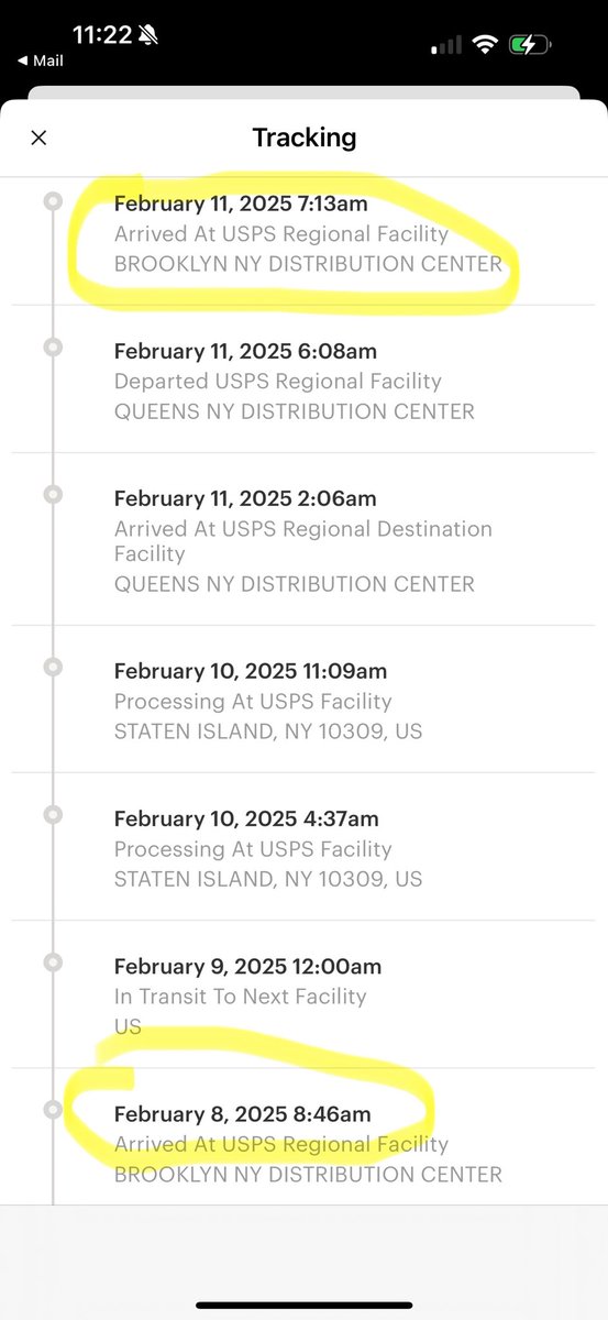 Valentines gift. Supposed to arrive by the 10th. It went around the boroughs and ended up back where it started. Notified on 14th it had been delivered. Mailbox empty. Don’t know where it is. Thanks ⁦<a href="/USPS/">U.S. Postal Service</a>⁩ (I wanted to add the theme tune to Laurel and Hardy to this pic).