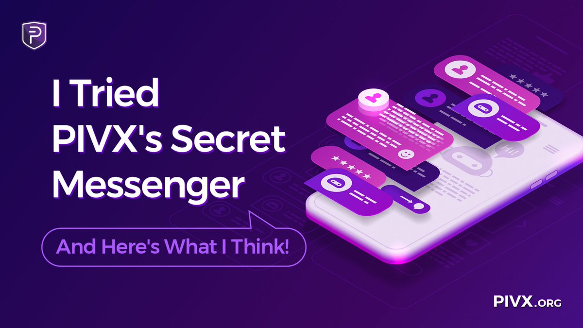 _PIVX's tweet photo. "In January, @PIVX_Labs unveiled #Chatstr, a new secure messaging app, and it immediately grabbed my attention. The app ties together the #PIVX and #Nostr communities.
And although it is an independent project from some PIVXLabs devs, it cleverly uses your PIVX wallet as your identity — pretty slick, huh?" 🥳
https://t.co/QdRBL58IWC
Please note: Since this article was created, Chatstr is now called Vector.
#Innovation #development