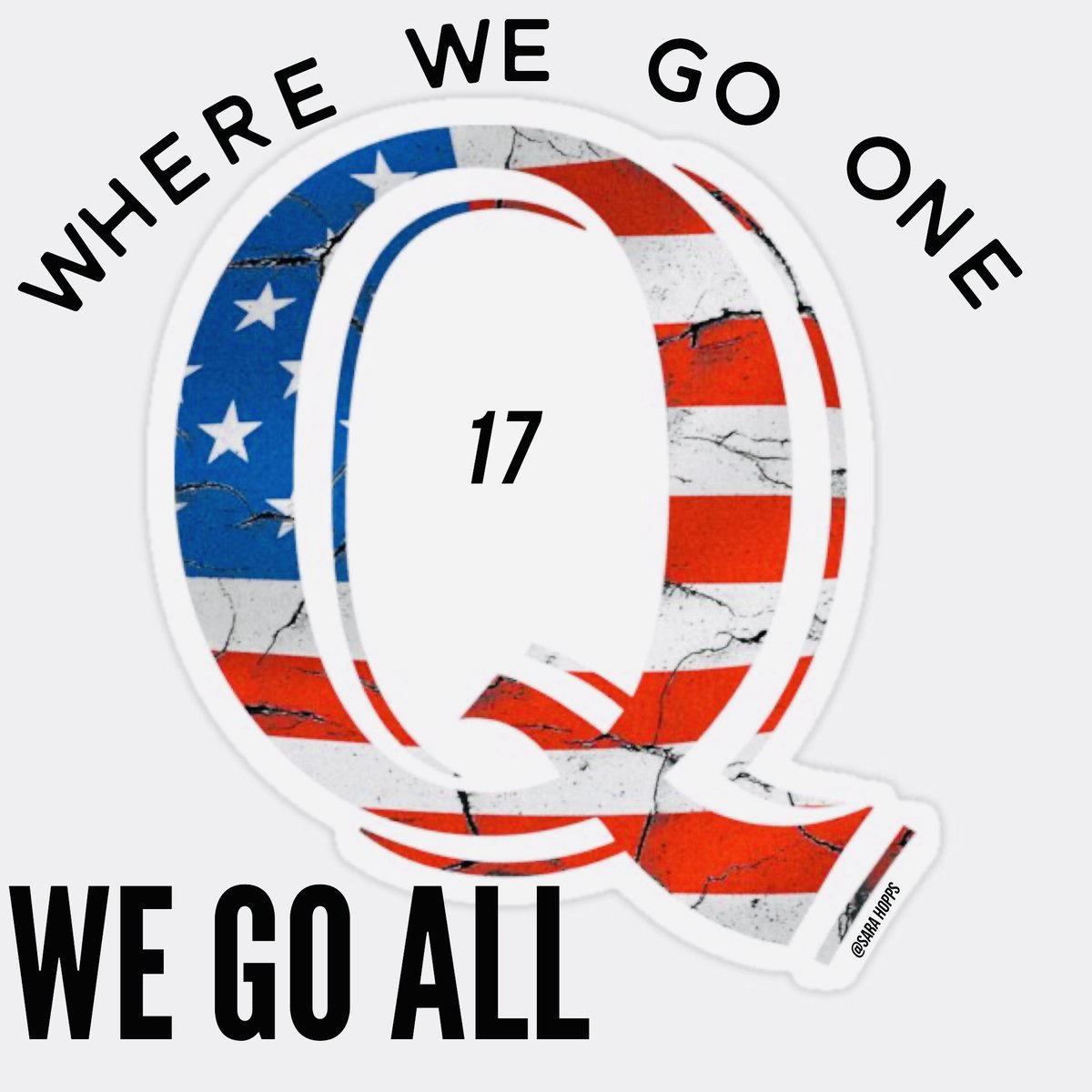 SaraHopps's tweet photo. Happy “Q” Day! ♥️🇺🇸🫡

#Q https://t.co/JaLYzHZsGC