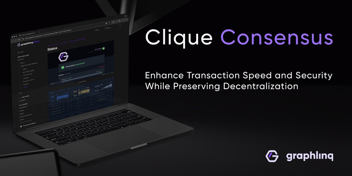 Clique is a consensus mechanism used by GraphLinq Chain, designed to enhance transaction speed and security while maintaining decentralization.

In Clique, designated validators, or "authorities," are tasked with validating transactions and adding new blocks to the chain.

Unlike