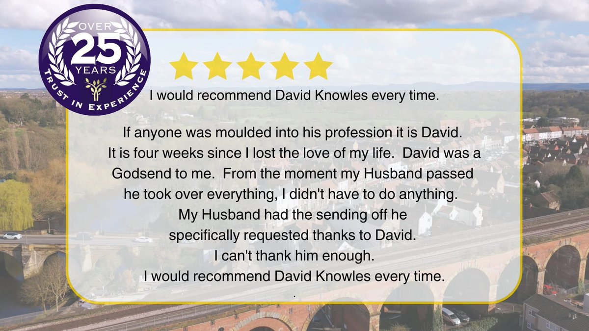 What a lovely review to receive over the weekend. 
Thank you so much for your kind words and for taking the time to share your feedback.  We are honoured that we helped you arrange the specific Funeral which was requested.