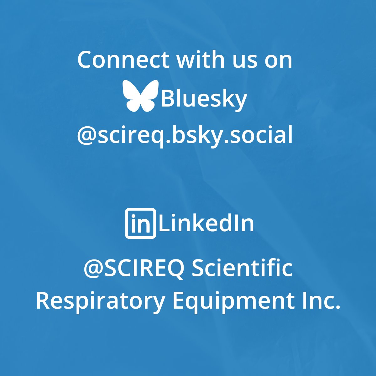 As of today SCIREQ will be stepping away from X platform, you can stay connected with us via Bluesky and LinkedIn using the handles below !