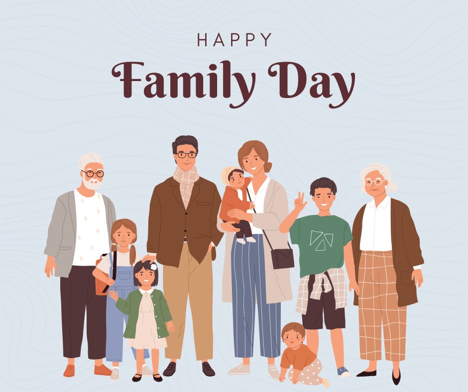 incomrealestate's tweet image. Happy Family Day! Today is a reminder to celebrate the love, support &amp;amp; connections that make a house a home. Whether you're with family, friends who feel like family, or cherishing special moments, may your day be filled with joy!

 #incomrealestate #realestate #familyday