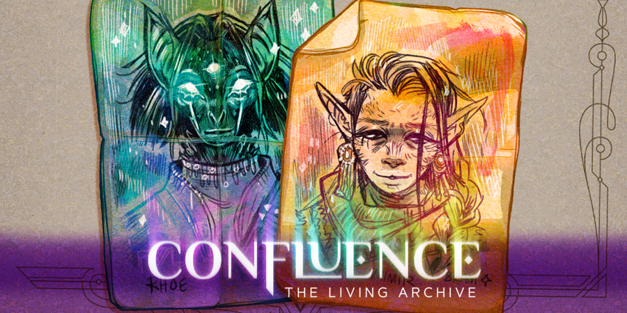 More of our amazing NPC’s from our Confluence Beta testers: Rhoe for @Derpacabra and Mimir for <a href="/Liquidrina/">🍉Rina Has Moved to @liquidrina.bsky.social</a>!

Get the game yourself below! confluence.backerkit.com/hosted_preorde…
 
#ConfluenceTheLivingArchive #ConfluenceRPG #IndieRPG #Art #NPCArt #Aujurea #PublishingGoblin #art #ttrpgart