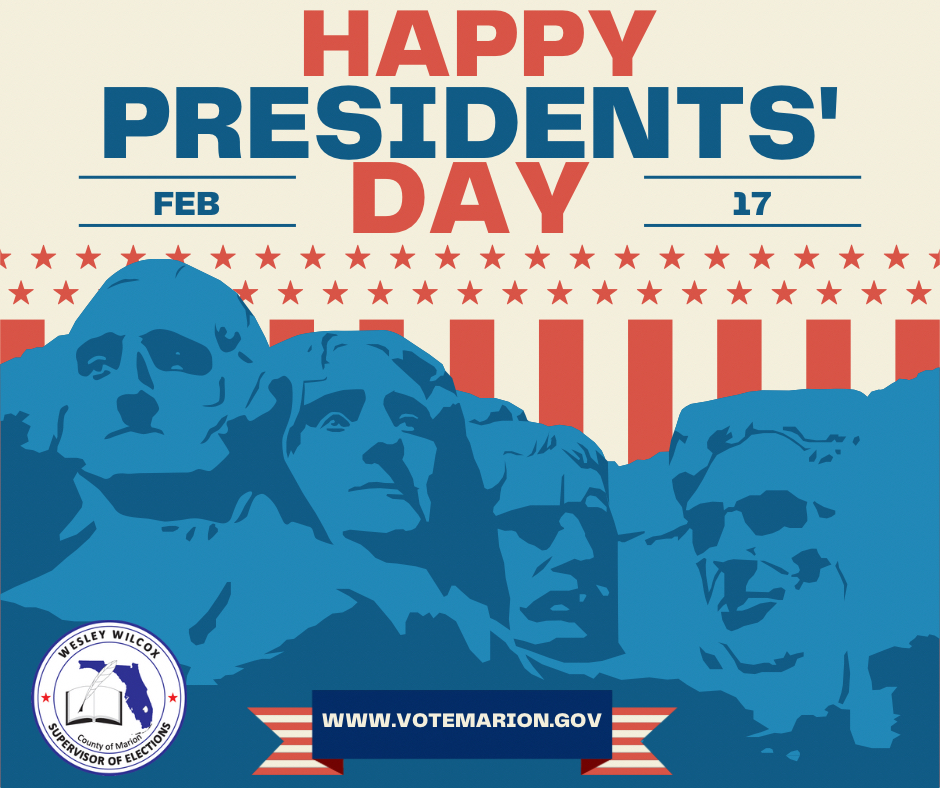 Wishing you a Happy Presidents’ Day!🇺🇸  Our office will be open at our regular hours, 8:30 am to 4:30 pm.