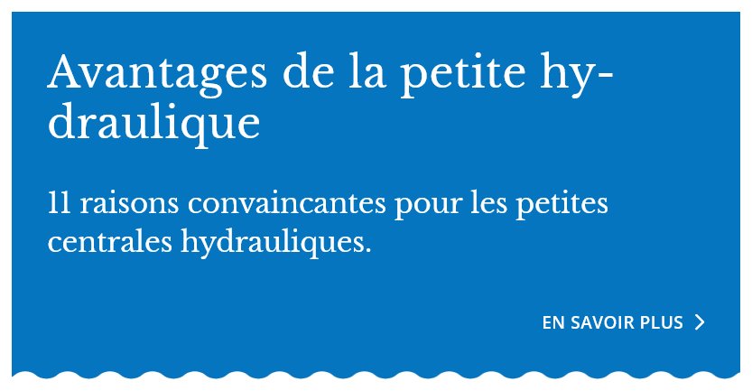 Il y a de nombreuses raisons d’opter pour les petites centrales hydrauliques, dont les onze les plus convaincantes sont à retrouver sur un nouveau site web:  petitehydraulique.ch/11-avantages 
#petitehydraulique
<a href="/EnergieSchweiz/">EnergieSchweiz</a>  <a href="/amesthaprintweb/">amestha</a> <a href="/adevenergie/">ADEV</a> <a href="/kwkgl/">IG Kleinwasserkraft</a>