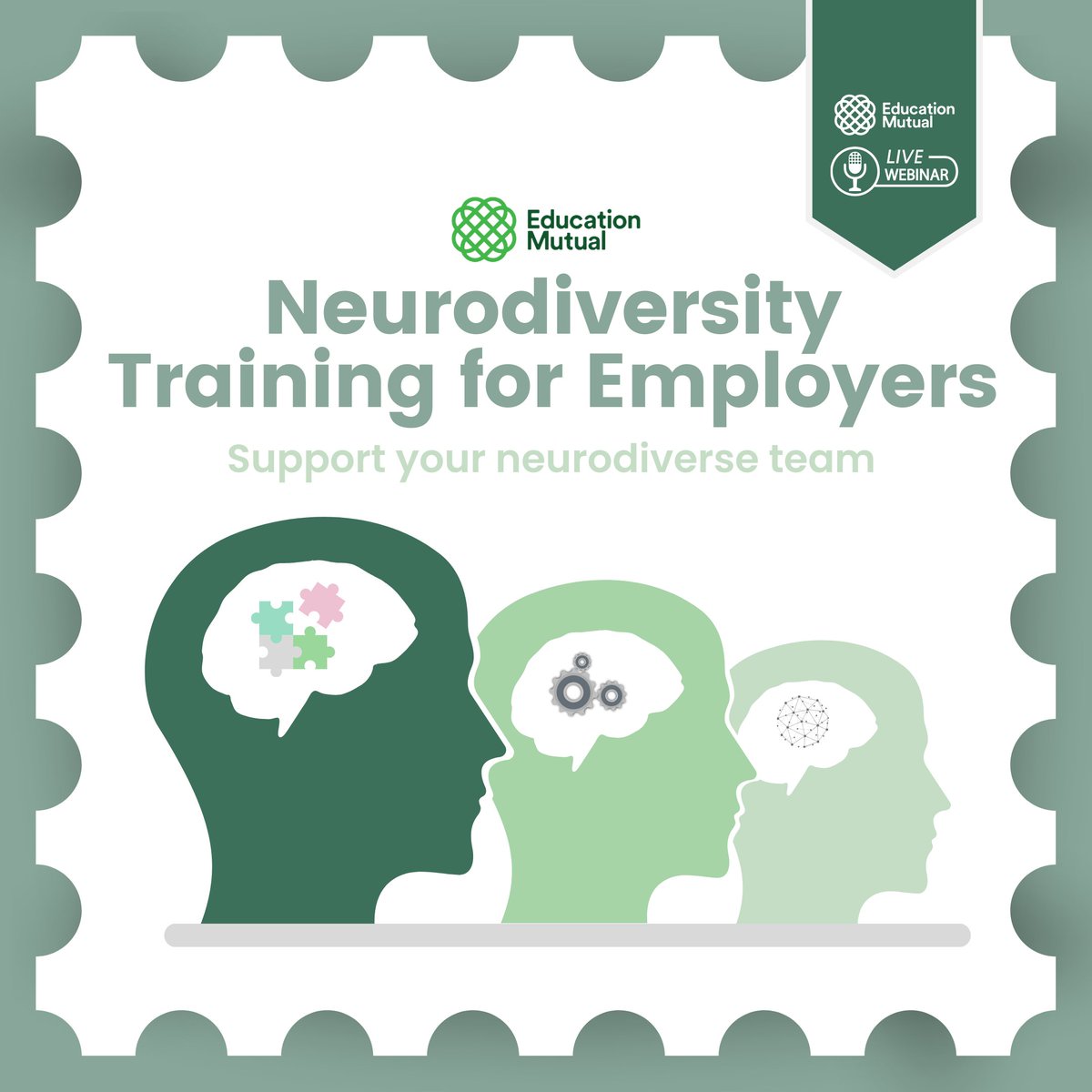 🚨 WEBINAR REMINDER!

Neurodiversity Training for Employers.

Today at 3:30pm.

➡️ Sign up here: spartahealth.clickmeeting.com/neurodiversity…