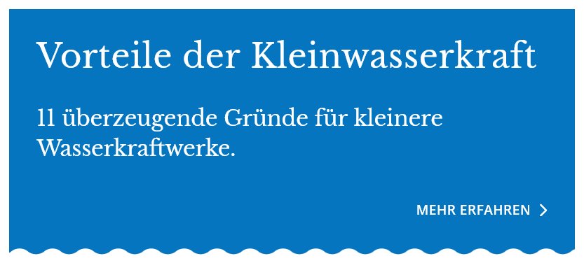 Darum Kleinwasserkraft!
Es gibt viele Gründe für kleine Wasserkraftwerke. Wir haben die 11 überzeugendsten Argumente zusammengefasst und auf einer neuen Website publiziert. 
#kleinwasserkraft
kleinwasserkraft.ch/de/vorteile-de…
<a href="/EnergieSchweiz/">EnergieSchweiz</a> <a href="/amesthaprintweb/">amestha</a> <a href="/adevenergie/">ADEV</a> <a href="/kwkgl/">IG Kleinwasserkraft</a> <a href="/vsmasam/">VSM/ASAM</a>